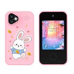 Kids Smart Phone Dual Camera HD 1080P Touchscreen Mini Player Digital Camera Educational Toys for Girls and Boys Christmas
