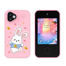 Kids Smart Phone Dual Camera HD 1080P Touchscreen Mini Player Digital Camera Educational Toys for Girls and Boys Christmas